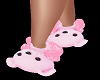 Pink bear shoes