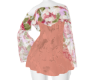 Flowery-Cocktail Dress