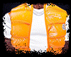 Orange Moncler Vest