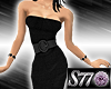 -Charcoal Belted Dress