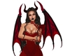 Demon Red Horns & Wings
