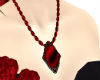 Crimson Moon Necklace