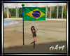 Brazilian flag animated