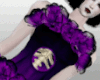 Skeleton Dress - Purple