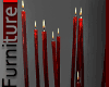 Red Candle Sticks
