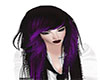 purple and black hair