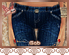 -G- Ripped navi jeans