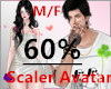 Avatars Scaler 60% M/F