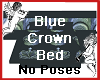 Blue Crown Bed no poses