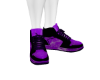 Purple Bblack sneakers M