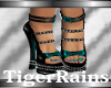 TR*RAINS BOW SHOES TEAL