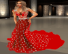 Red Winter Ball Gown