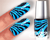!CYZ Cute Blue Nails
