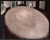 CREAM ROUND RUG