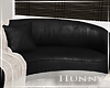 H. Modern Black Sofa