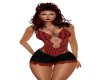 plaid bodysuit w/skirt