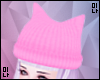 M| Pink Kitty Ear Hat