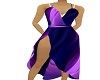 Purple Slit Dress
