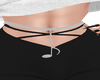 ♥G Music Note Belly