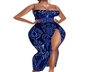 Blue Evening Gown Busty