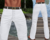 TF^ Men's White Pants