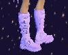 LilacDream Buckle Boots