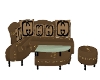  couch (brown)