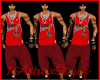 [1A] crew shorts/red