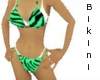 green tiger bikini