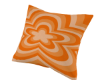 Orange Flower Pillow