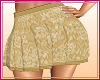 Golden lace skirt