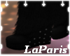 (LA) Black Fur Boots