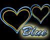 *BW* Blue & Yellow Heart