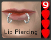 J9~Diamond Lip Piercing