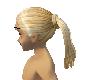 golden ponytail