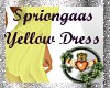 Spriongaas Yellow Dress