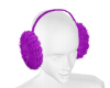 Fuzzy Purple Ear Cover