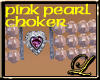 ~L~Pink Pearl Choker