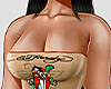(h) Ed Hardy Beige Top
