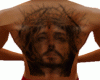 Jesus back tattoo