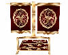 Towel Rack red gold