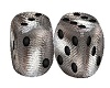 kissing dice silver blk