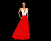 red/white dress