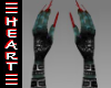 Glove Amazon Skull BLACK