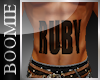 «B» BAdBoy Ruby Tattoo