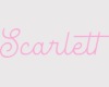 scarlett Name Necklace
