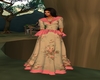 old fashion pink gown
