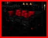 Black Red Big Sofa