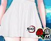 蝶 D.S White Skirt