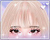Isla bangs blonde
